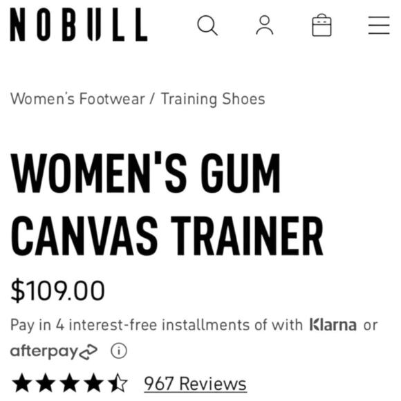 NOBULL Men’s Black Gum Canvas Trainer Shoes/Sneakers Size 13.5 US - Picture 16 of 16